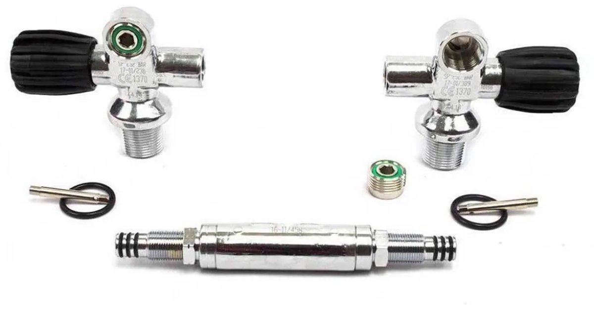 Metalsub Tankbibo S M25 232 Bar Klep Zwart,Zilver 12 Short/15 Liters / 203 mm