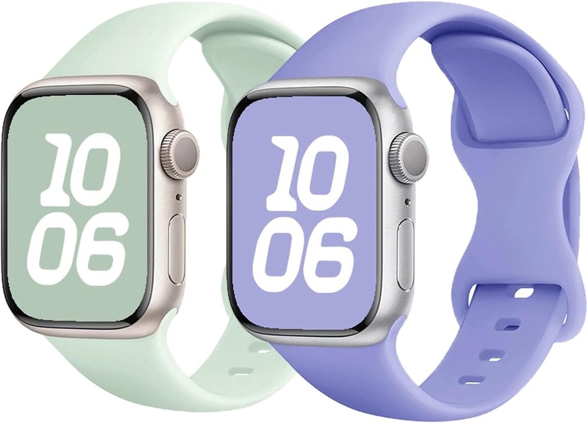Vervangende Zachte Siliconen Sportbanden voor Smartwatch 38mm 40mm 41mm 42mm - Geschikt voor Dames en Heren, Ideaal voor Sport en Fitness