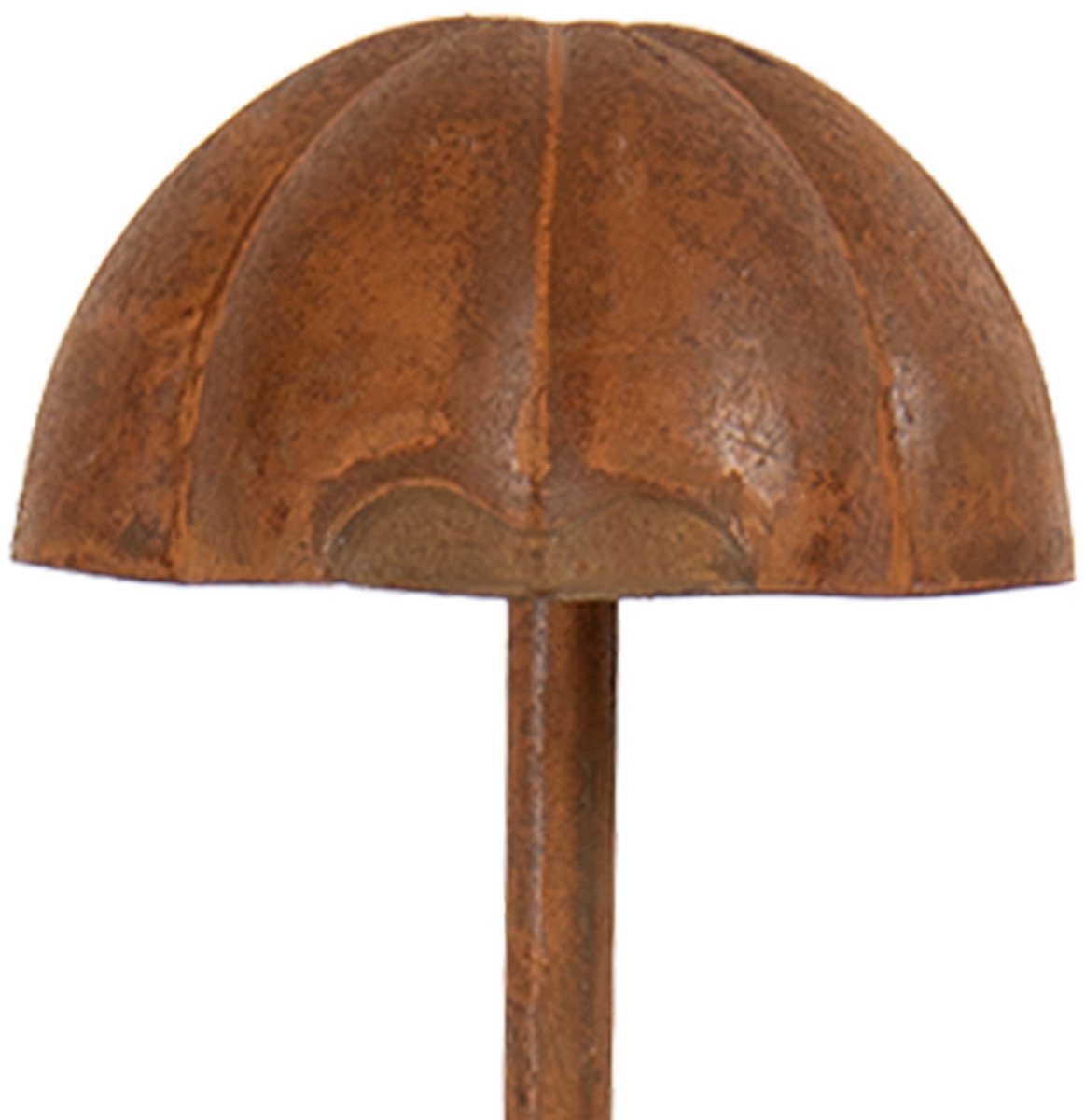 Clayre & Eef Tuinsteker Paddenstoel Bruin Metaal Herfst decoratie