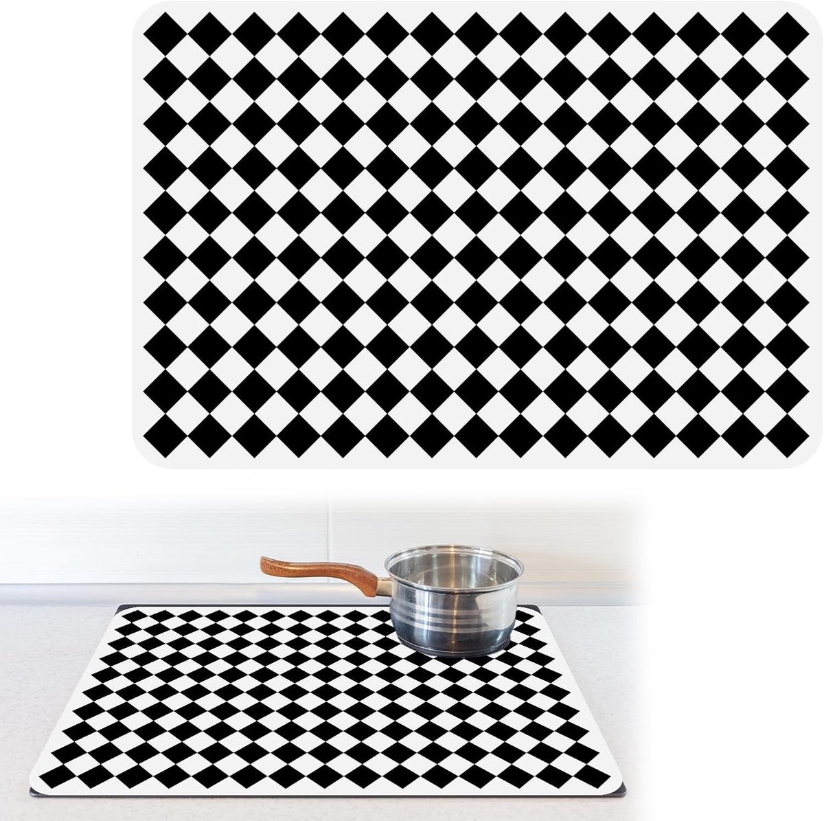 Siliconen Dekplaat voor Inductiekookplaat, Bescherming tegen Krassen en Vlekken, 52 x 78 cm