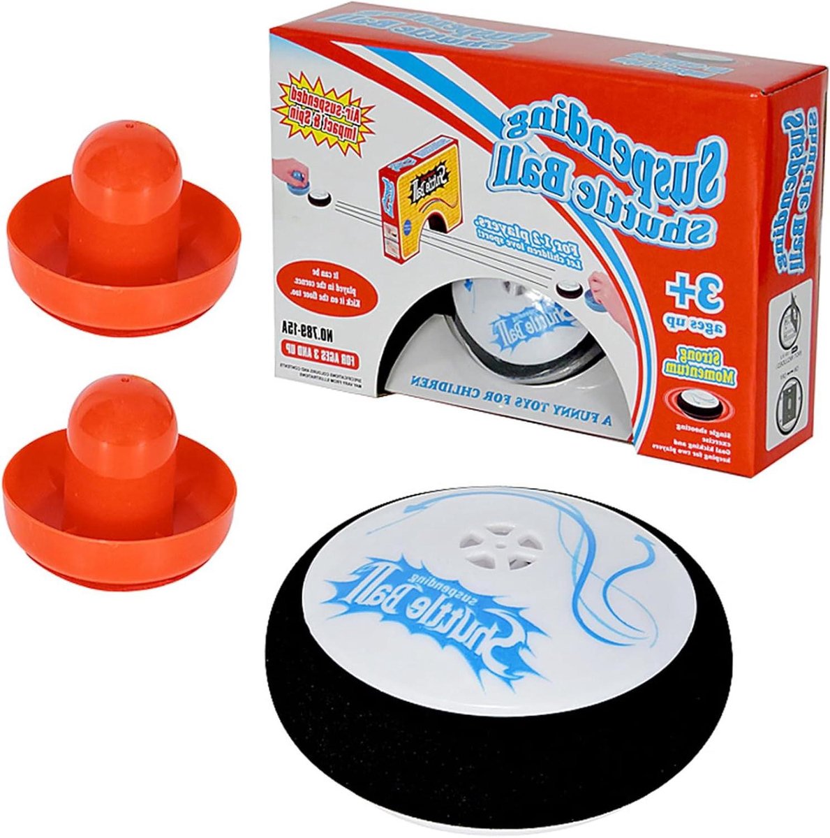 Air Hockey Set - Tafelhockey Spel - Spelplezier Thuis - Gemotoriseerde Luchtstroom - 24 x 16 x 6 cm