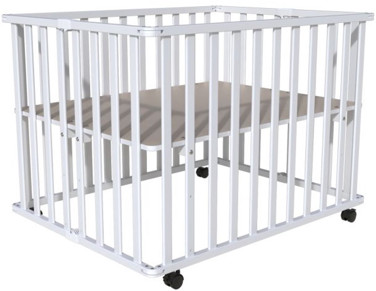 Born Lucky Opvouwbare Baby Box Flip Wit – foto 3