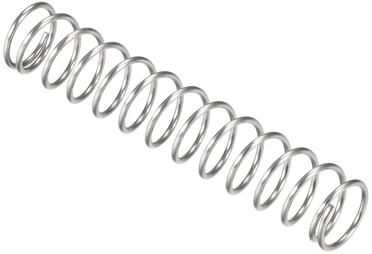 Drukveren Set - Compressieveren Metaal - Apparatuur Reparatie - Roestvrij Staal 304 - 50 mm Lengte - Zilverkleurig