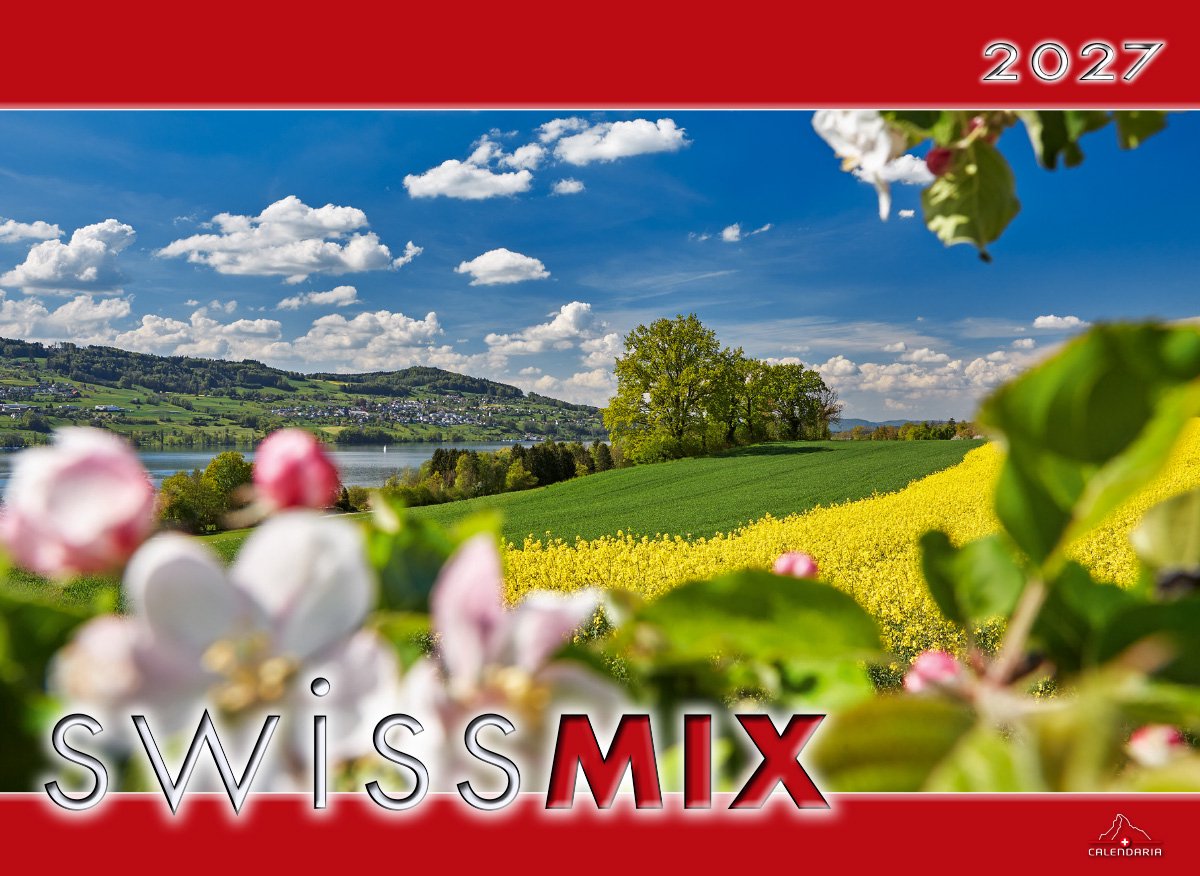 Calendaria - Wandkalender - Swiss Mix 2027 Zwitserland - Kalender - Formaat: 31,5 x 23 cm