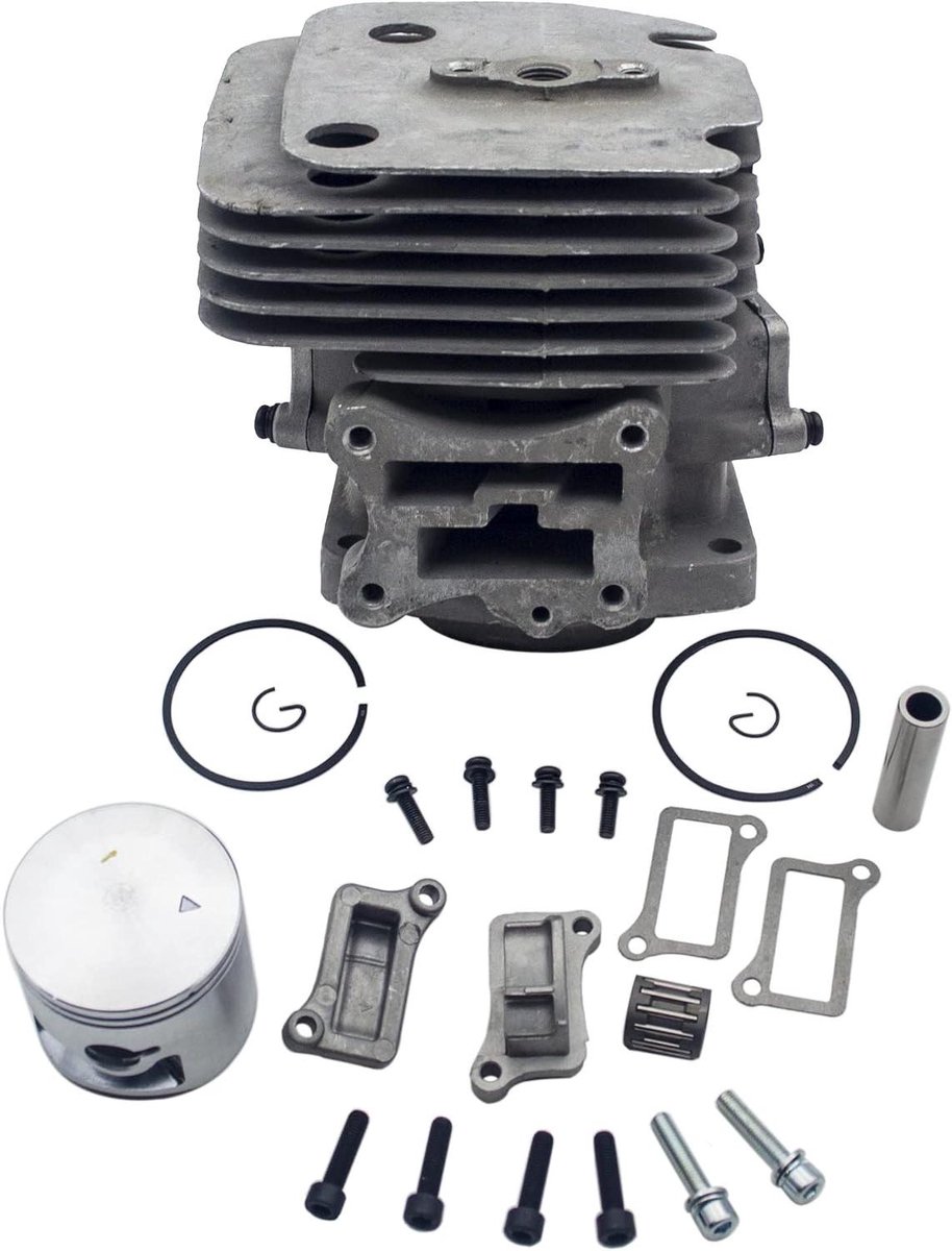 Cilinder Zuiger Kit - Motor Onderdelen - Bladblazer Onderhoud - 51mm Boring - Complete Set - Metaal