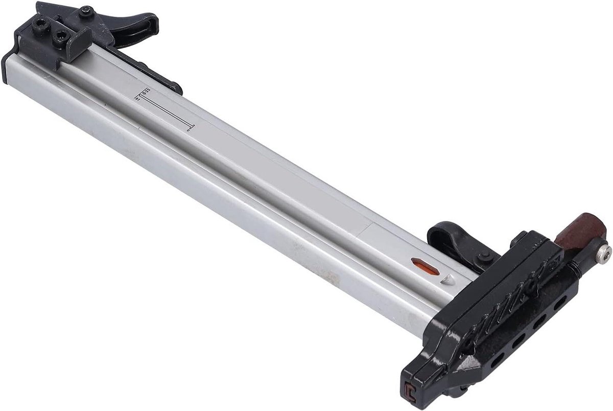 Handmatige nietmachine - Spijkerpistool Tacker - Snel bevestigen - Automatische nageltoevoer - Lichtgewicht ontwerp - Zilver
