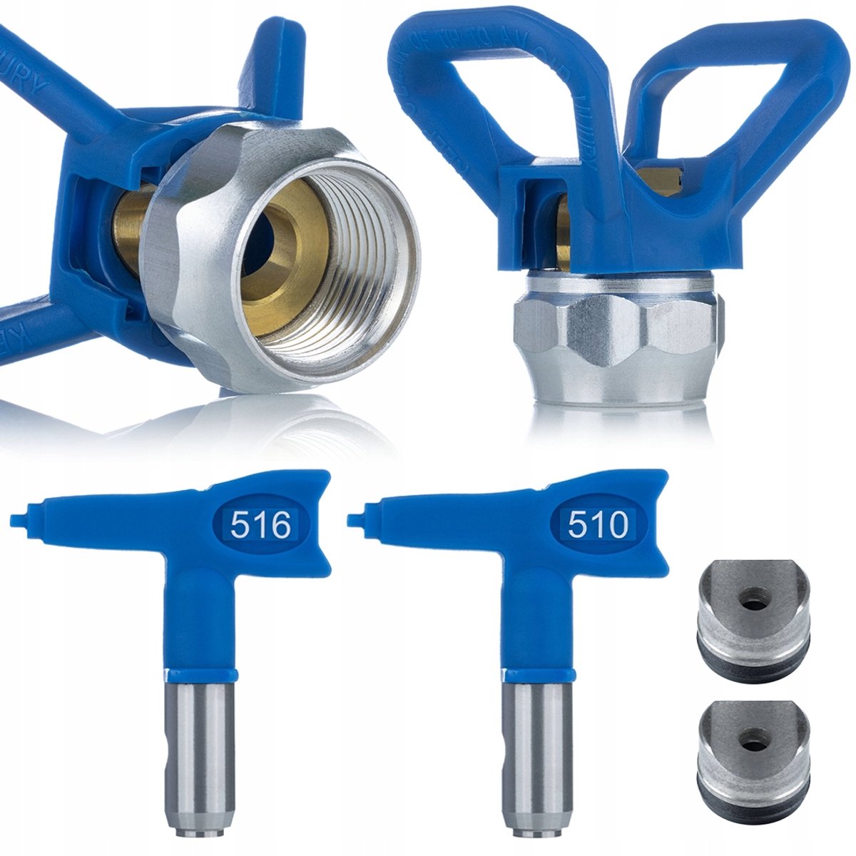 Zenthril Spuitmond Set Vervanging - FFLP SoftFlow 510 516 met Kop RAC X - 80–140 Bar