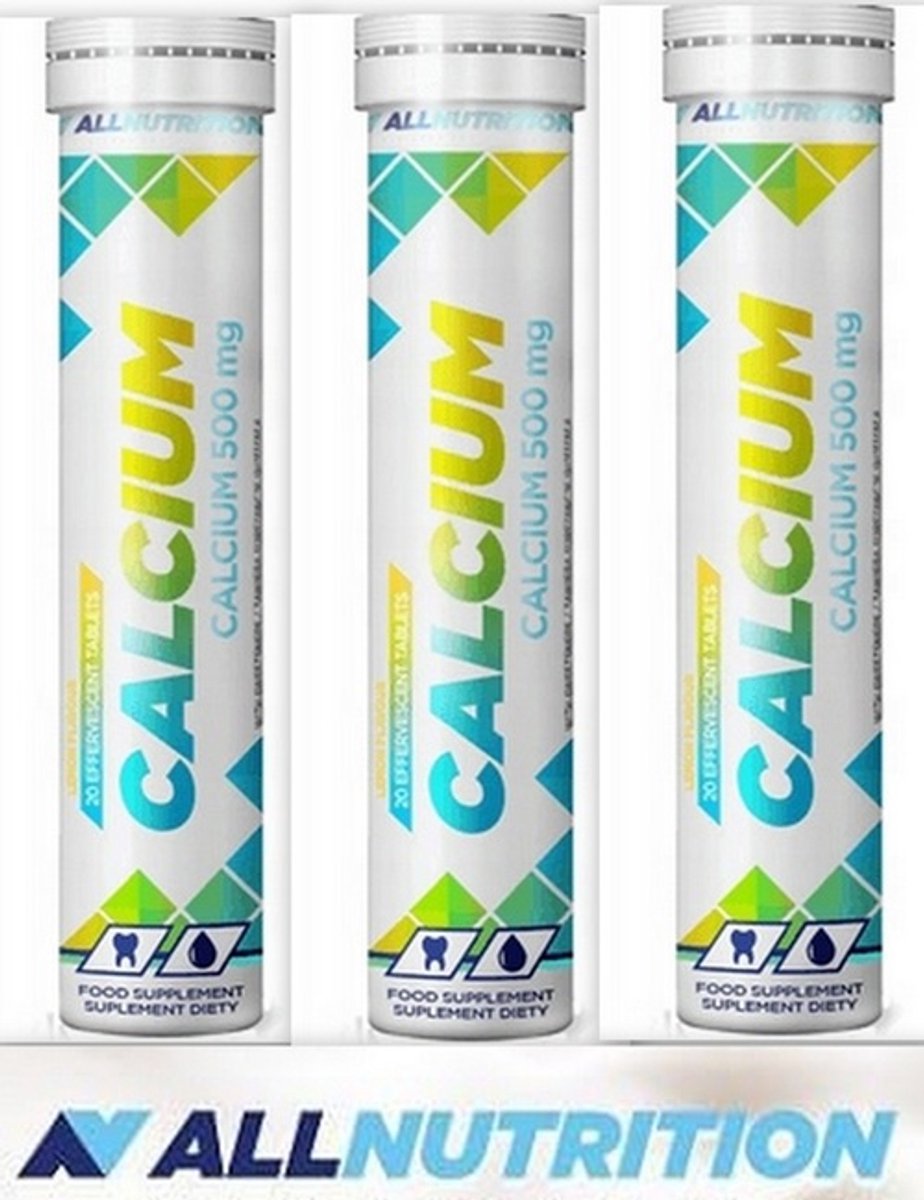 Allnutrition Calcium – 60 bruistabletten – citroensmaak