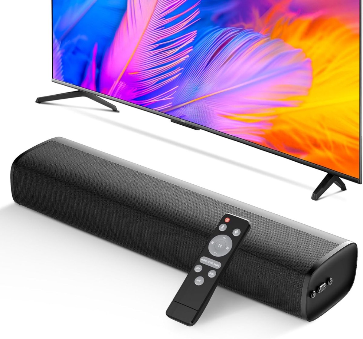 ZRNS® Soundbar met Subwoofer - Luidspreker TV/PC - Home Cinema Geluid - Wandmonteerbaar - 56 W