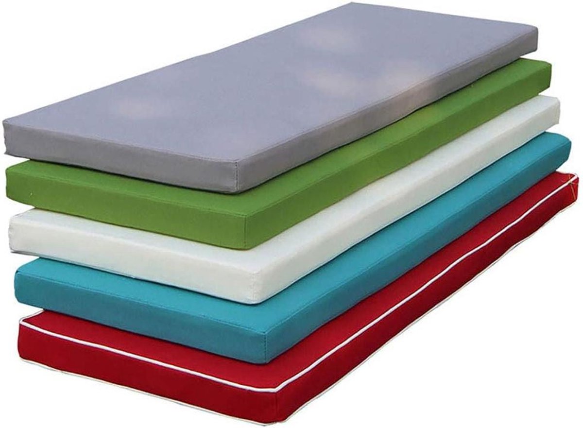 Bank Kussen - Zitkussen Tuinbank - Buiten Ontspannen - Waterdicht UV-bescherming - 150x60x5cm - Rood