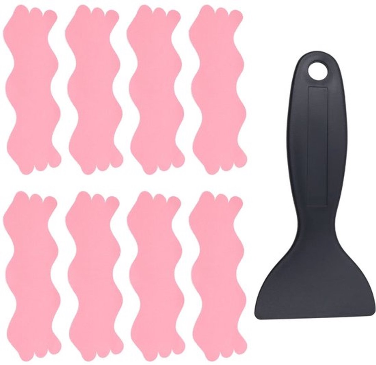 Douchestickers 24 Stuks - Antislip Strips - Veiligheid Loopvlakken - Zelfklevende Decals - PEVA Materiaal - Geschikt voor Bad/Douche - Antislipstrips