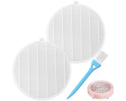 2 Stuks Nagelstofzuiger Filter voor MelodySusie HPro SProReinigingsborstel | 2 filters van ca. 16 x 16 x 1 cm voor MelodySusie HPro en SProR, voor stofopvang bij manicure en pedicure