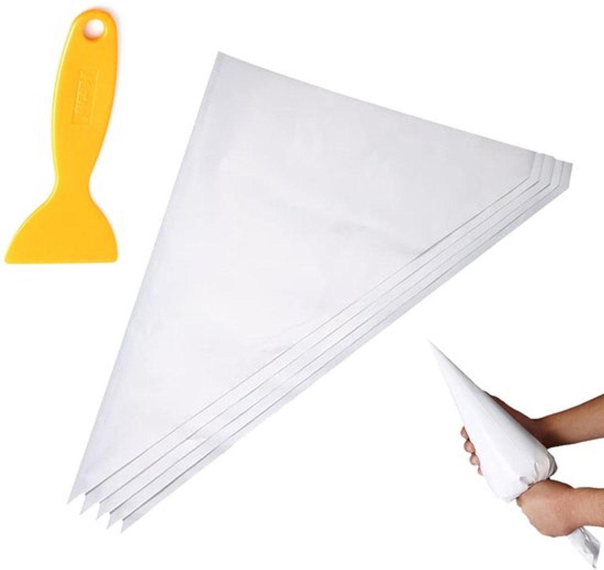 Mortelzak Professionele Voegmortelzak - Cementzak - Voegenvulzak - Scheurvaste Zak - 5 Stuks - Flexibel Materiaal - Voegzak