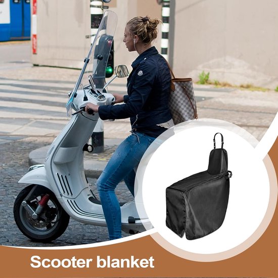 Scooter Beendeken - Beenkleed Motorfiets - Bescherming Tegen Weer - Geïntegreerde Opbergzakken - 30 x 30 x 30 cm - Zwart — afbeelding 3