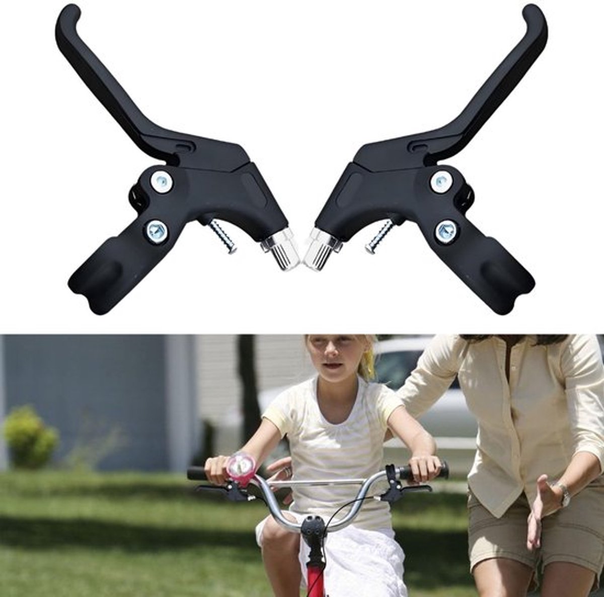 Remhendel - Fietsremhendel - Kinderfiets - Aluminiumlegering - Ergonomisch ontwerp - Veiligheid voor kleine handen - Fietsrem