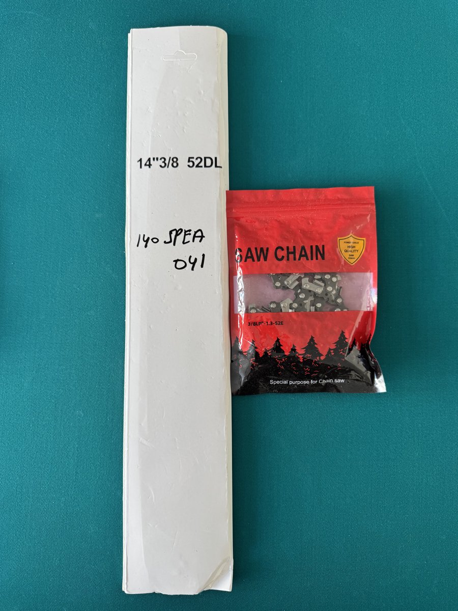 Zaagblad met Ketting 14 Inch 3/8 1.3mm 52 Schakels 140SPEA074 - BPC Parts