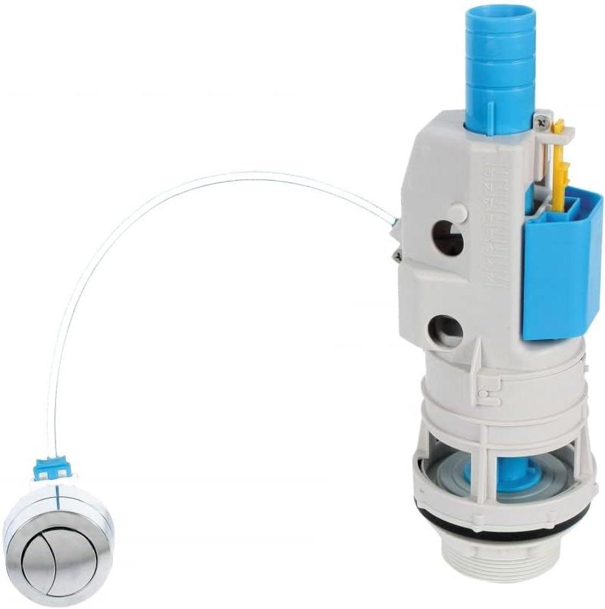 Dubbel Spoelmechanisme - Toilet Mechanisme - Toilet Reparatie - Via Kabel Bediening - Universeel - Niet gespecificeerd