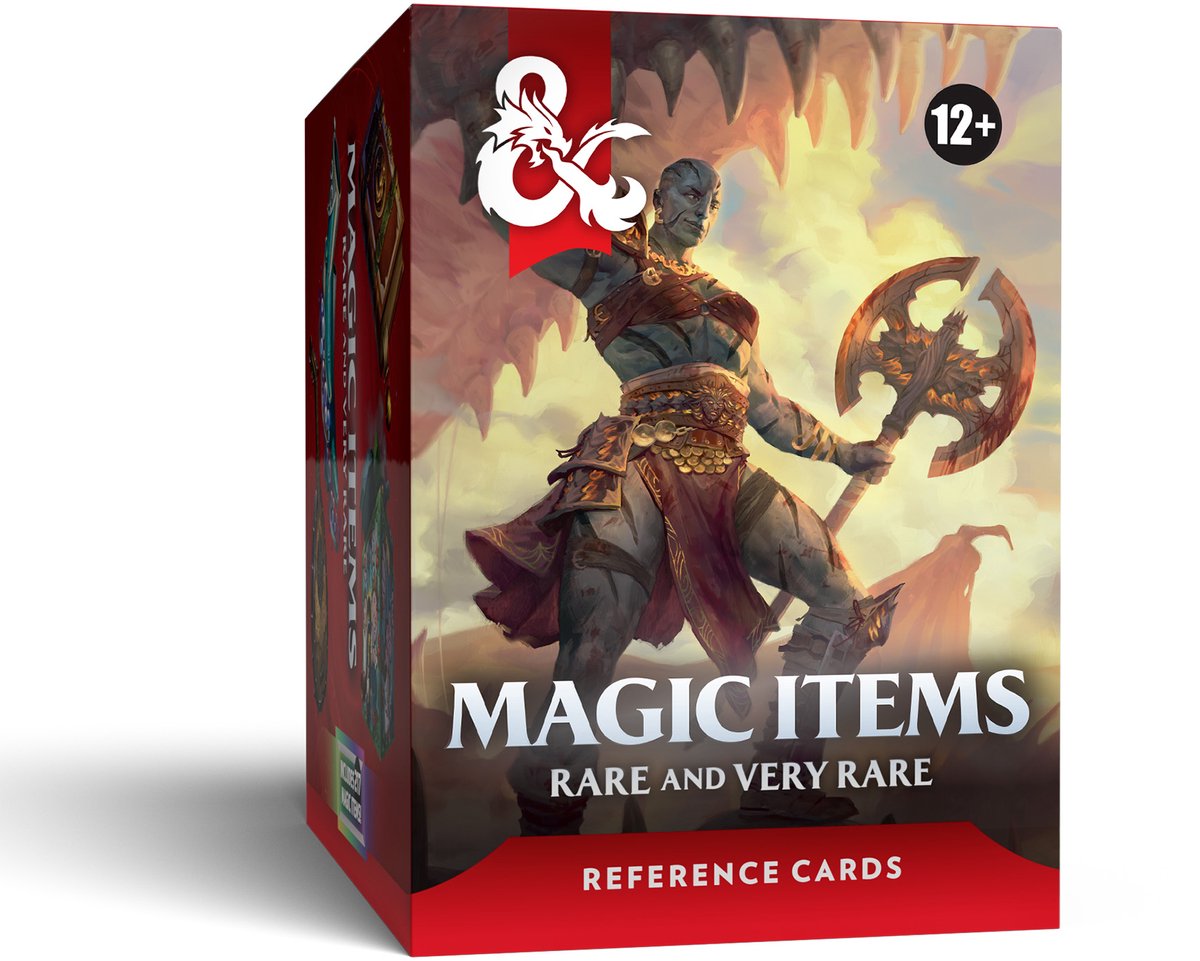 Dungeons & Dragons Reference Cards - Magic Items (Rare and Very Rare)