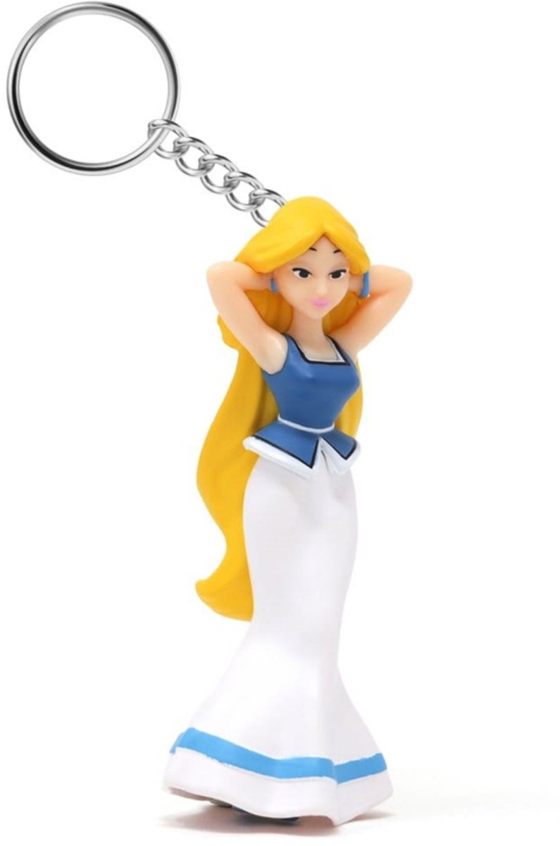 Plastoy Asterix Keychain Falbala Hands in the Hair Keyrings