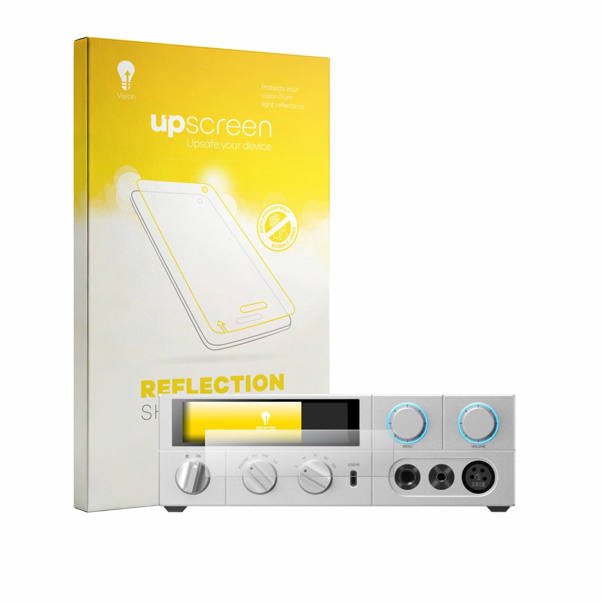 upscreen - Screenprotector voor FiiO K15 - Folie Beschermfolie anti glare matte