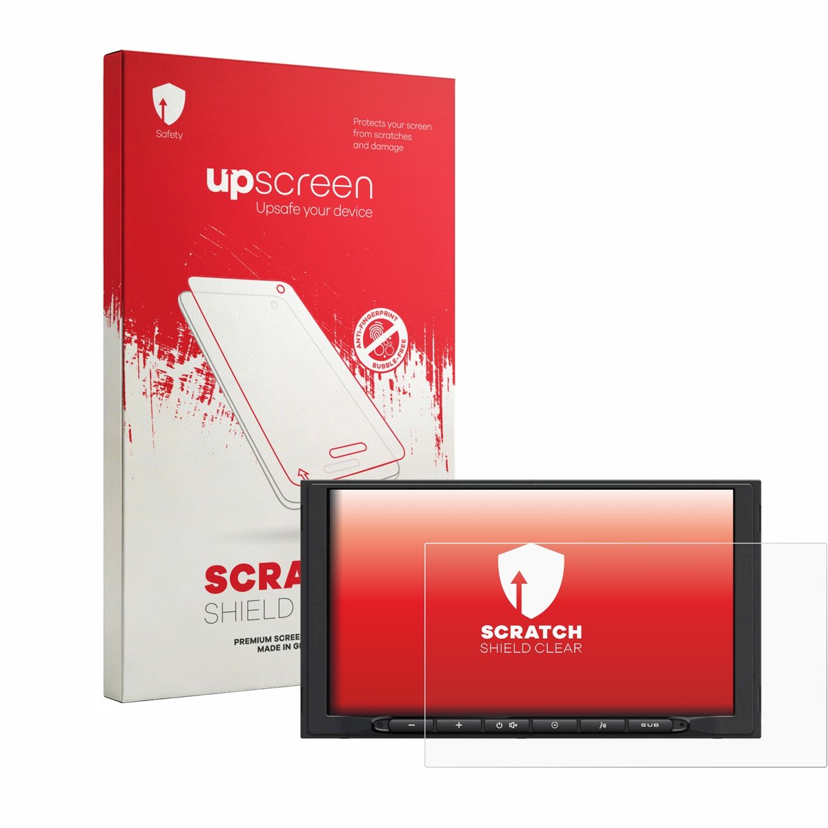 upscreen - Screenprotector voor JBL Legend 700 - Folie Beschermfolie transparant