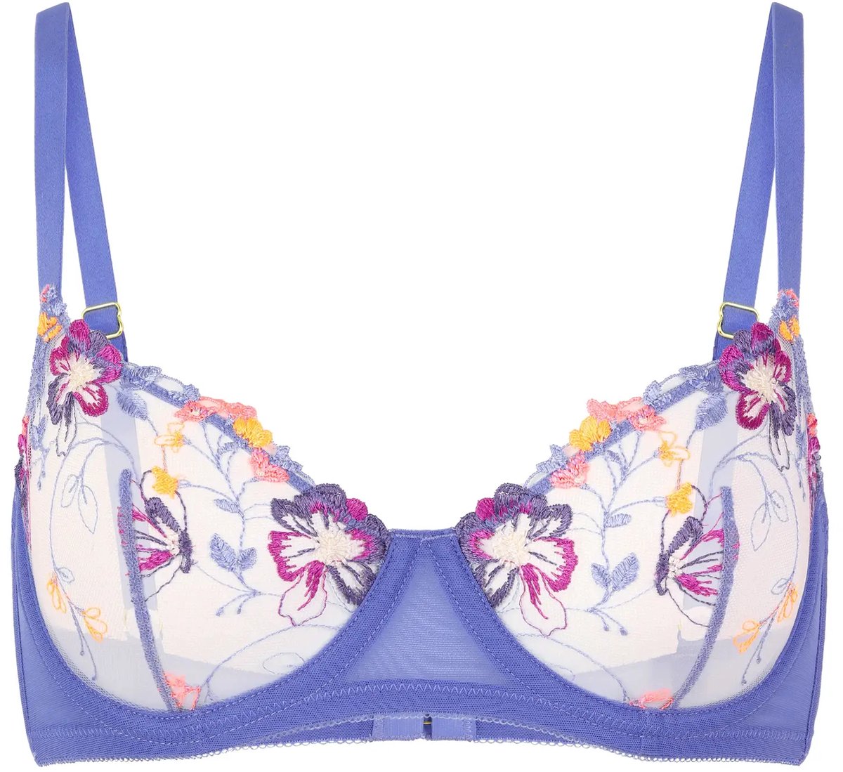 Huit Borduur balconette beha met beugels voor dames Huit La Vie Est Belle hemel