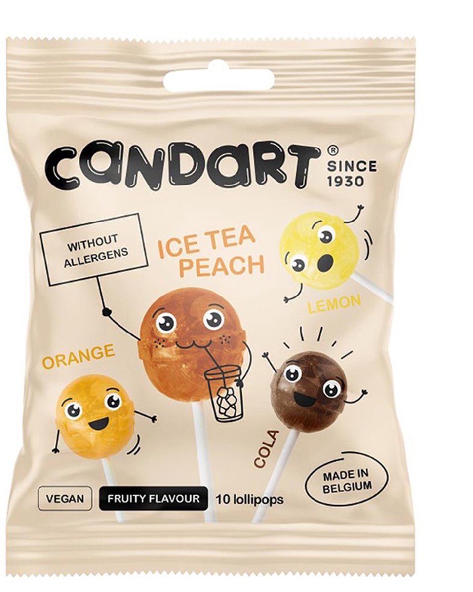 Cand'Art Softdrink Lollies - 12 x 120 gram