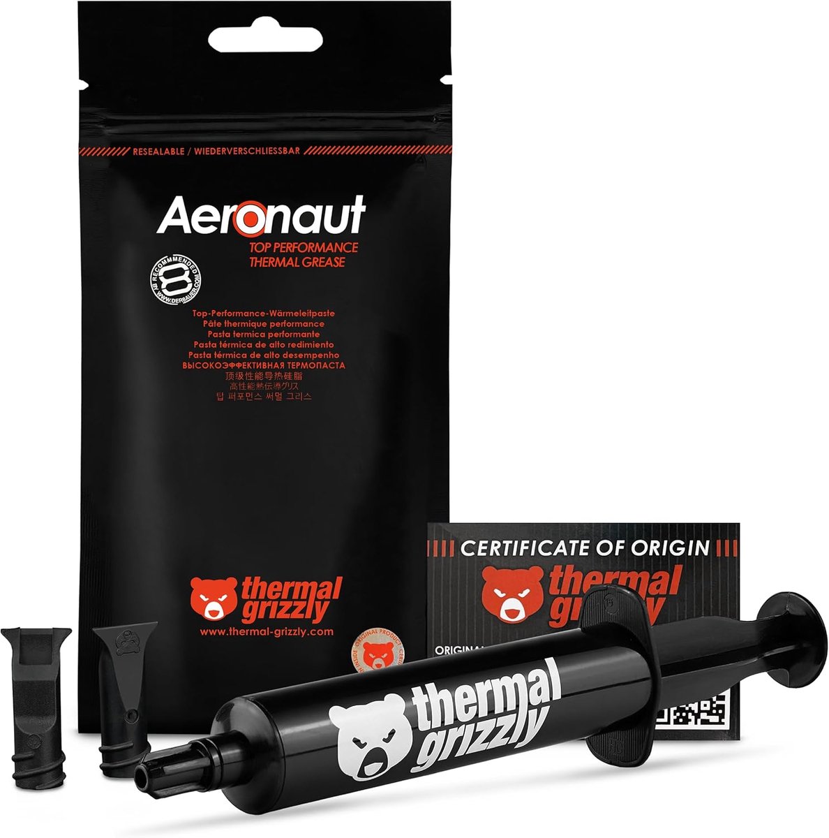 Aeronaut 26 g thermische pasta CPU GPU - CPU - GPU - consoles - lucht- - waterkoeling - eenvoudige toepassing - hardt niet uit - formaat 26 g