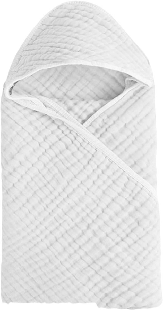 Baby Handdoek met Kap - Kinderbadjas Baby Poncho - Na het baden - Snel Drogen - 89 x 89 cm