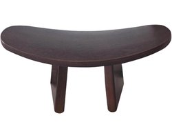 Meditatie Kruk - Kneeling Chair - Spirituele Beoefening - Ergonomisch Houtontwerp - 42x21x16cm - Zwart Bruin