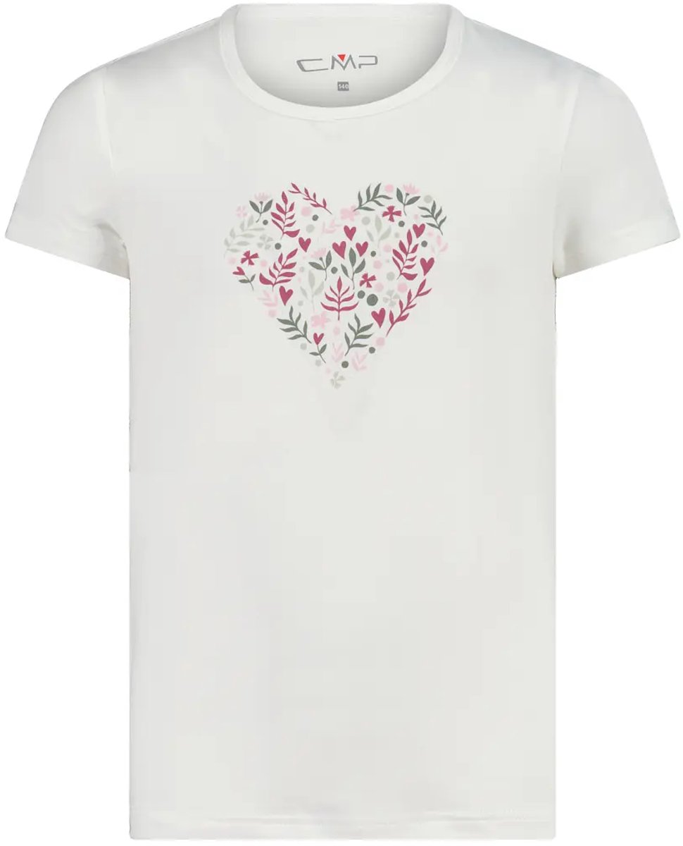 Meisjes T-shirt met bedrukt patroon CMP Wit