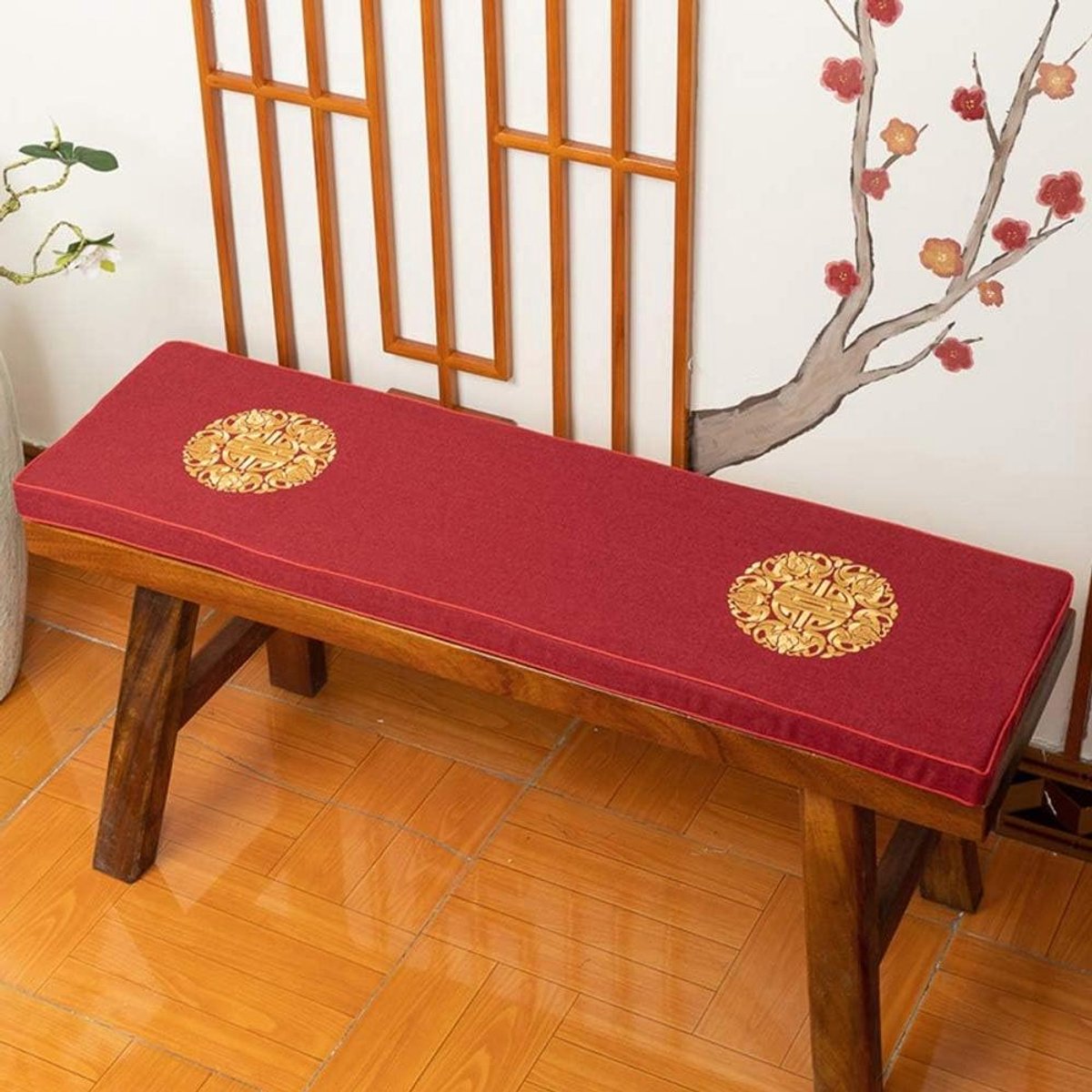 Stoelkussen - Zitkussen Buiten - Comfortabel Zitten - UV-beschermend - 25x25x4cm - Meerkleurig