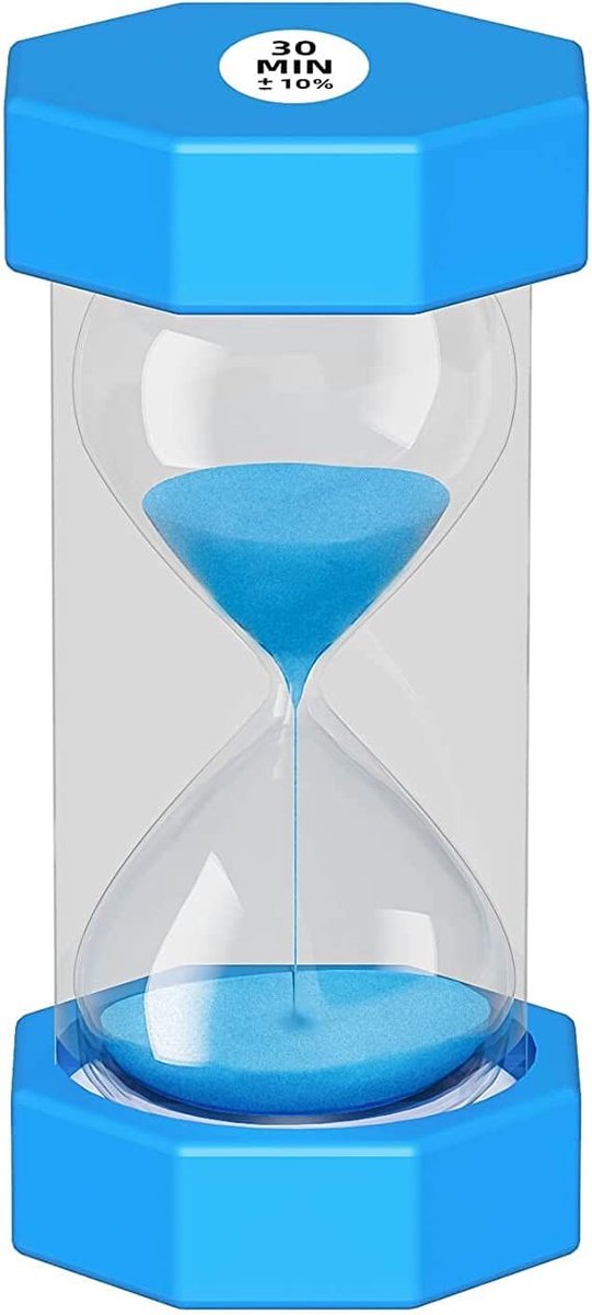 Omgoods - Hexagon Uurglas Timer voor 30 Minuten
