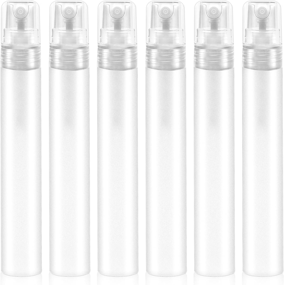 Set van 6 Herbruikbare 10ml Mini Spray Flessen voor Parfum - Draagbare Lege Parfum Monsters voor Reizen en Uitgaan