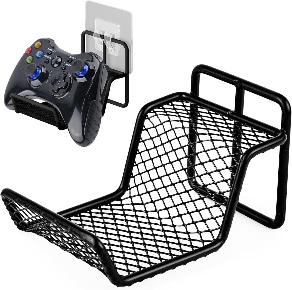 Controllerhouder voor PS5 en Xbox, Gaming Desk Accessoires voor Gamepads, Hoofdtelefoons en Kabels, Ideaal voor Speelkamer en Kantoor