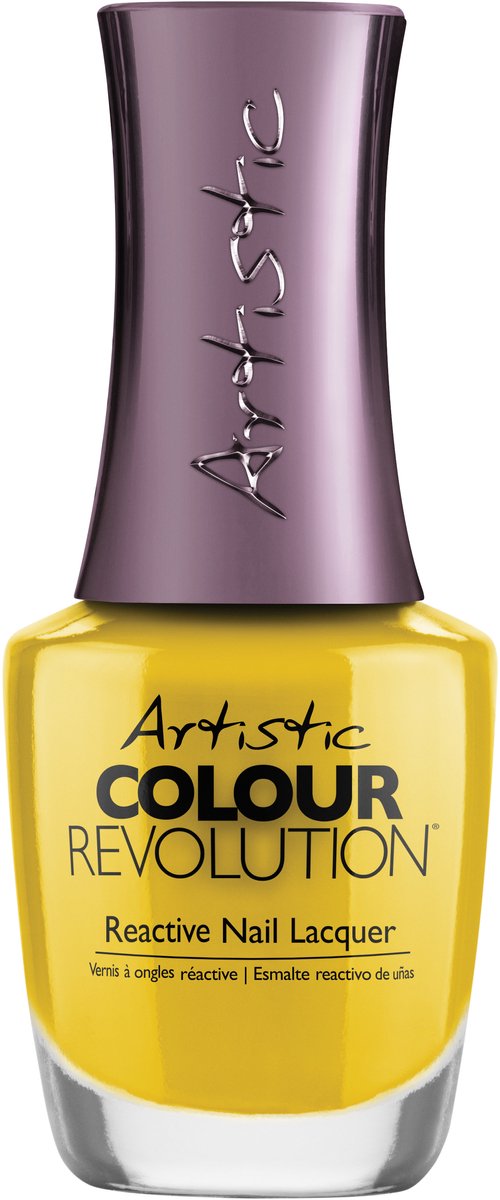 Artistic Nail Design Colour Revolution 'Glowdelic' (Geel Créme)