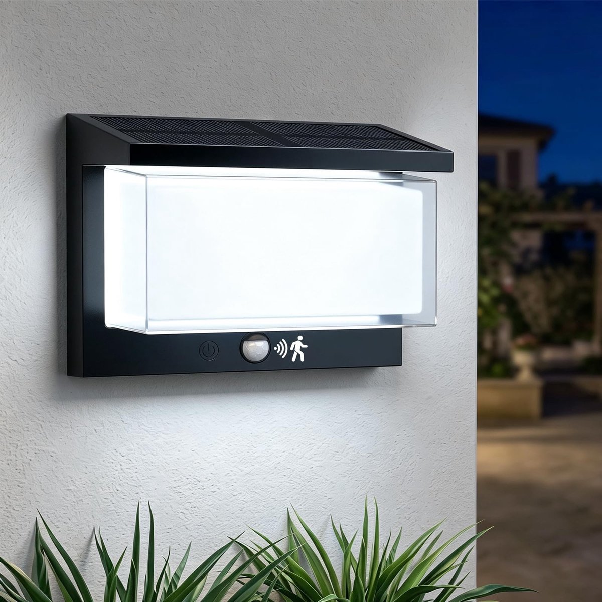 Omgoods - Zonne-energie Buitenlamp met Bewegingsmelder