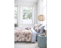 Pip Studio Cece Fiore dekbedovertrek - Lits-Jumeaux XL - 260x200/220 - Wit