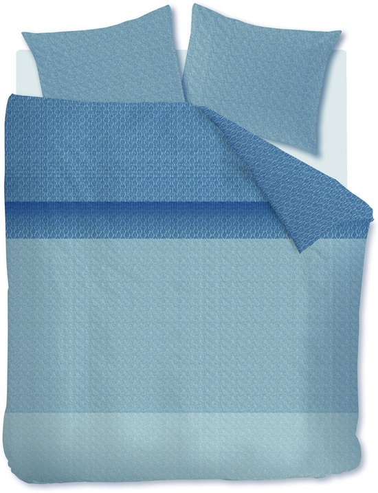 Beddinghouse Sanna dekbedovertrek - Eenpersoons - 140 x 200/220 cm - Blauw van Merkloos — afbeelding 5