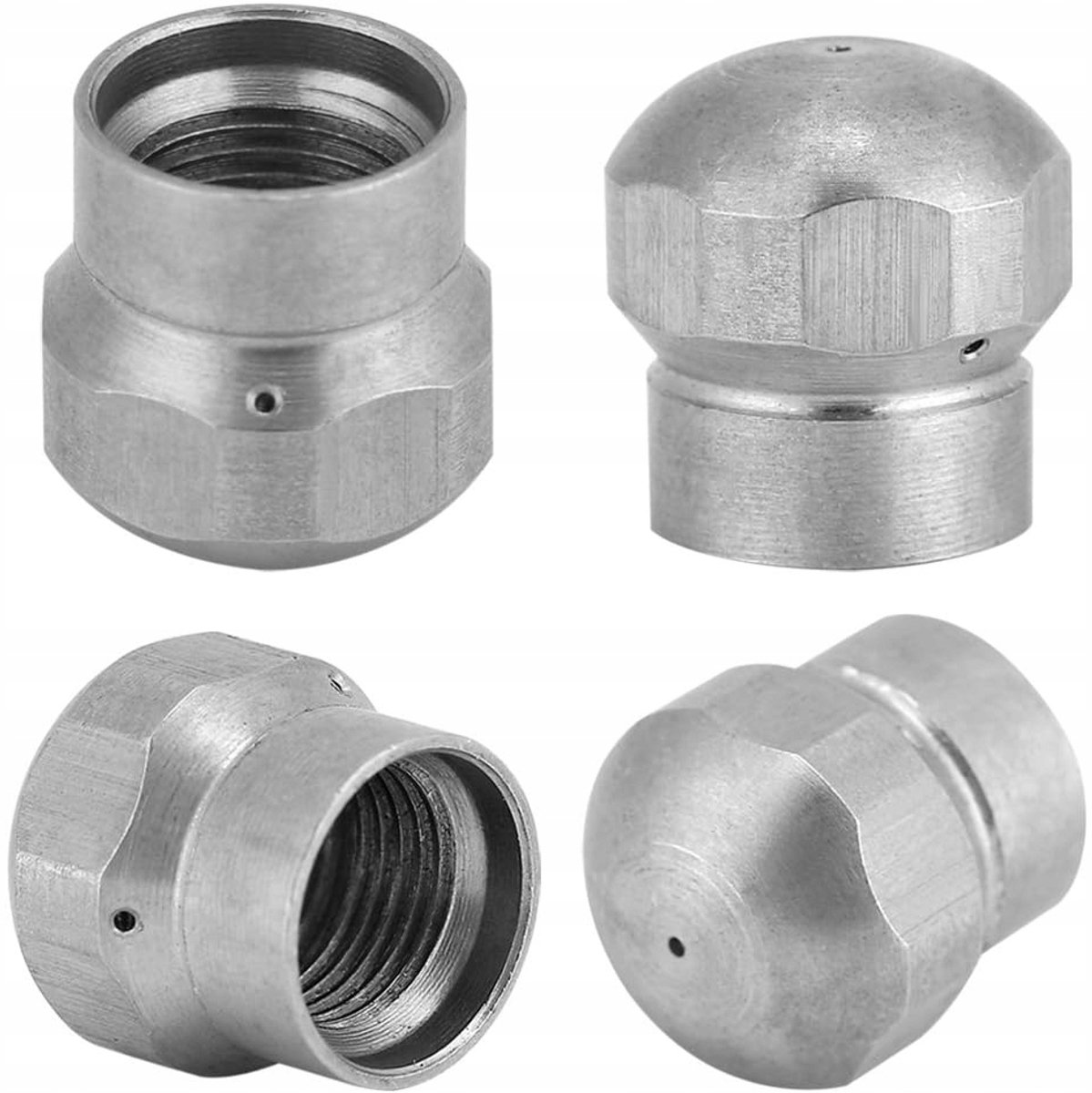Rosfix Spuitmond 040 Set 1 3 - Kanalreiniging RVS - G1/8F Aansluiting, 350 bar