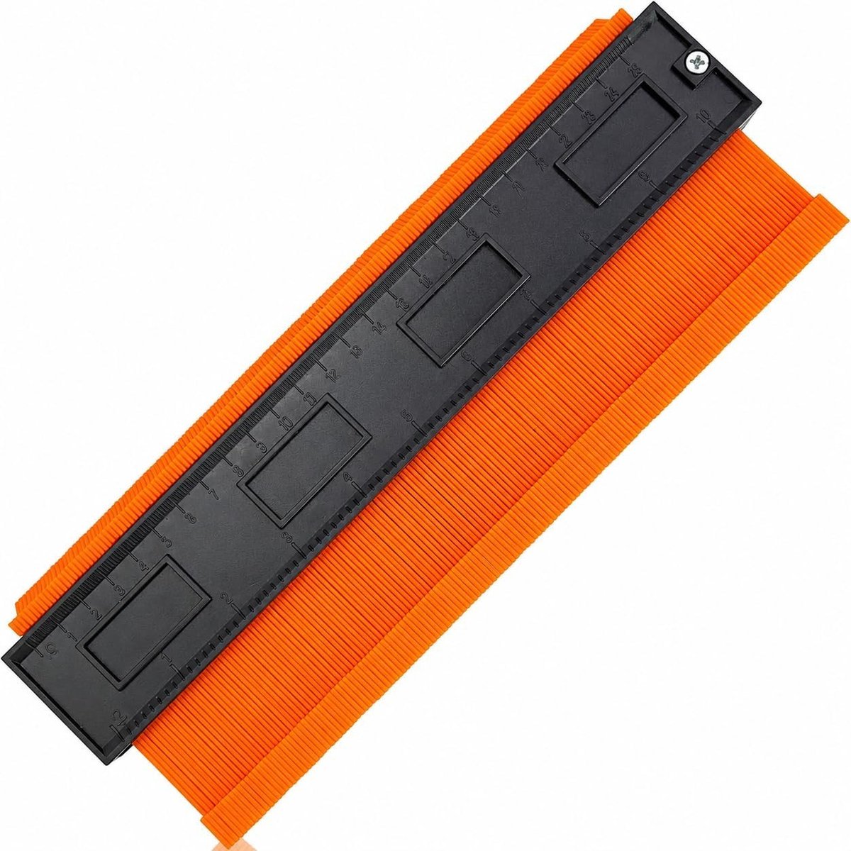 25 cm Contourreplicator voor het eenvoudig opnemen en overdragen van vormen voor tapijten en vloeren, ideaal voor precisiewerk en klussen