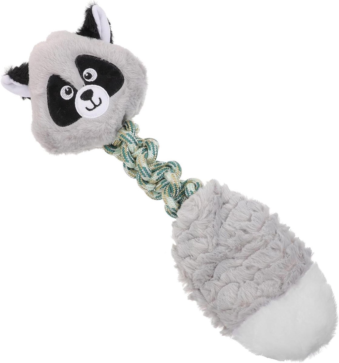 Hondenknoop Speelgoed - Kauwspeelgoed Hond - Tandenpoetsen Hond - Met Geluidsapparaat - 39 cm - Diverse Kleuren