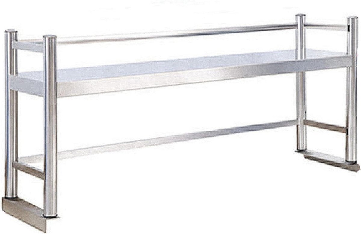 Werktafel Roestvrij Staal - Keuken Tafel - Voedselbereiding - Stevige Structuur - 80cm - Zilver