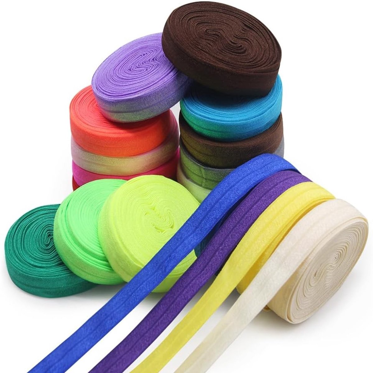 Rekbare Band - Glanzend - 15 mm - Polyester - Voor Naaien en Ambachten