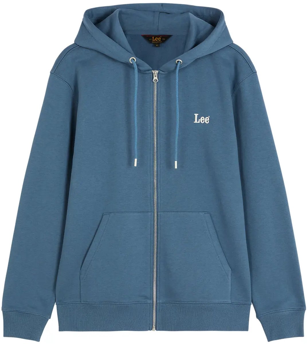 Hooded sweatshirt met rits Lee Ess Blauw