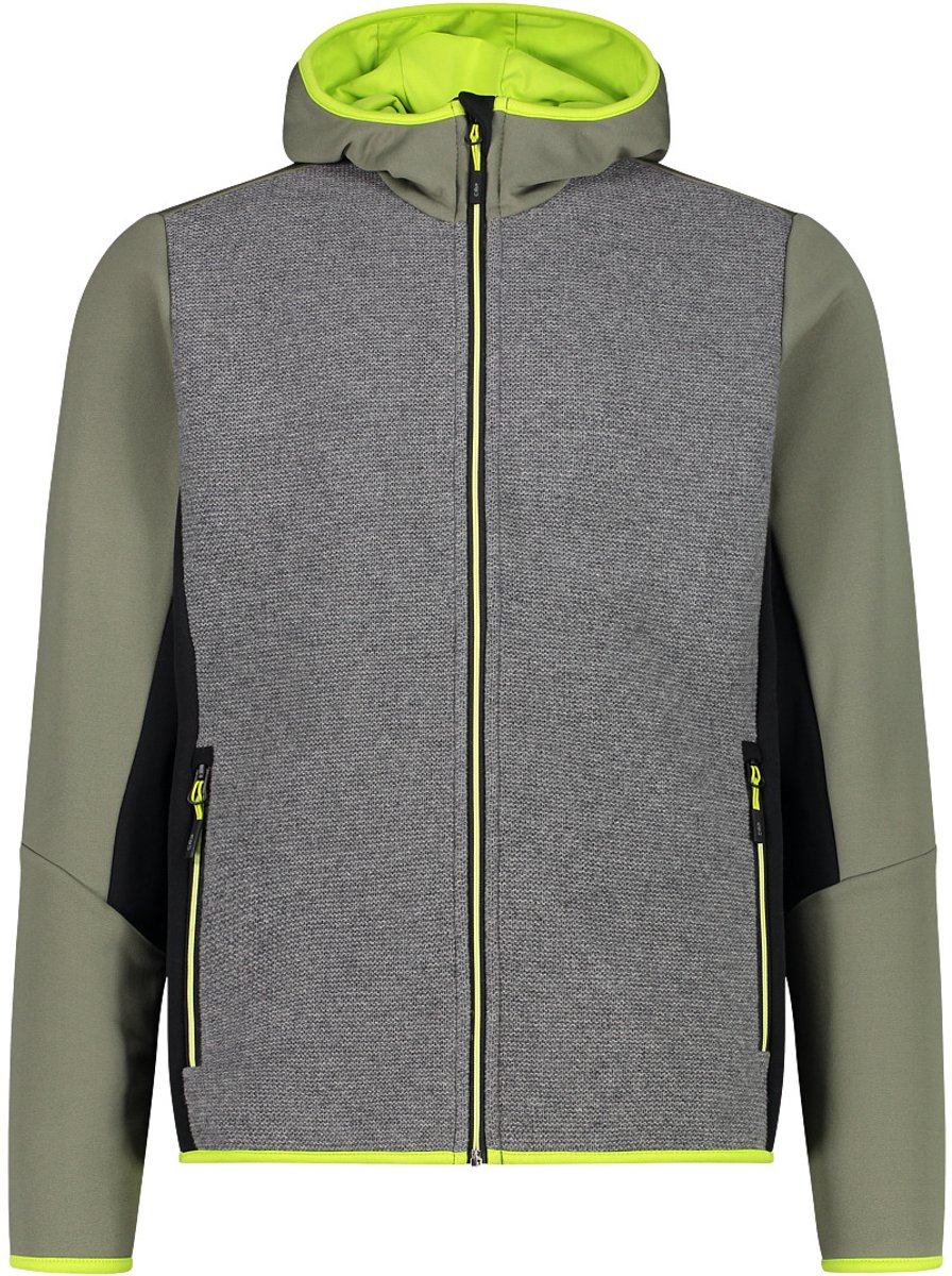 Wollen hoodie CMP Creme