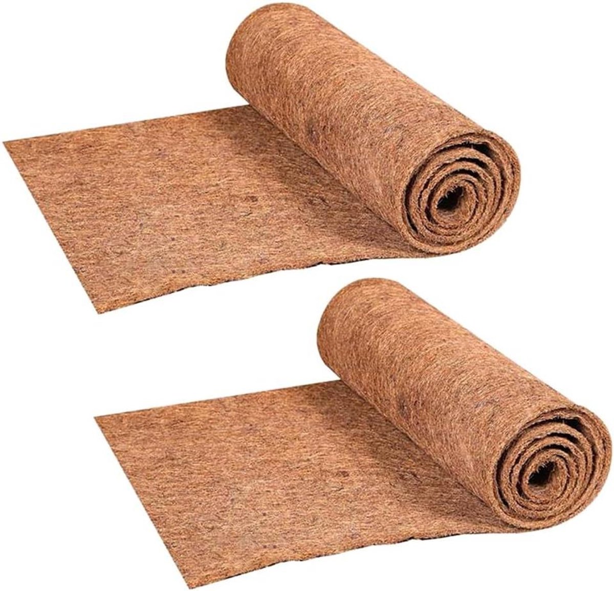 Plantenmat Kokos - Isolatiemat Vocht - Planten Beschermen - Ademend Zonlicht Toegang - 2 stuks - Bruin