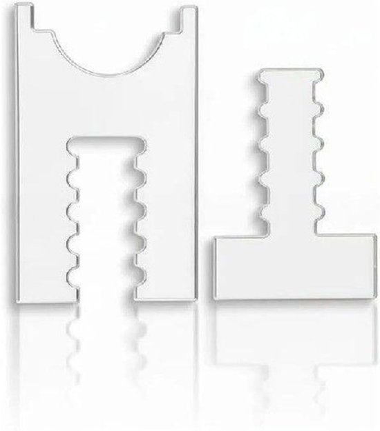 Verstelbare meubelafstandhouders, antislip wandbescherming voor banken, bedden en kasten, 2 stuks transparant acryl met optimale stabiliteit — afbeelding 4