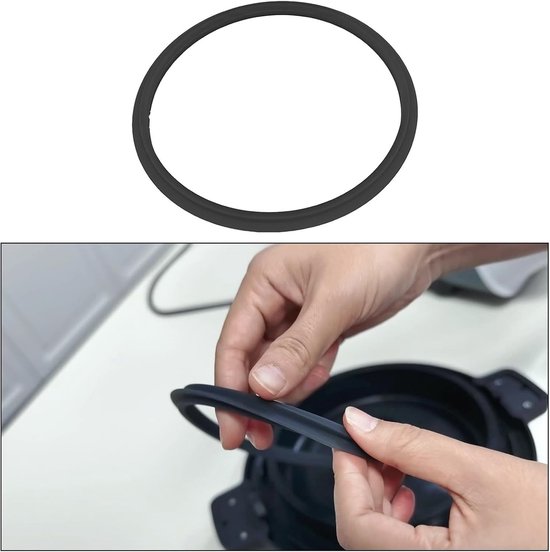 Siliconen afdichtring voor mengpan, voedselveilige dekselring, geschikt voor keukenmachines en kookaccessoires — afbeelding 3