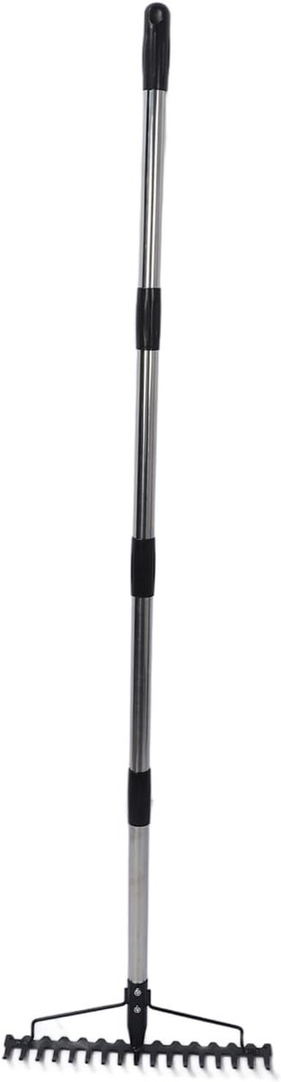 Tuinhark 17 Tanden - Metaal Bladhark - Bodem Losmaken - Afneembare Handgreep - 17 Inch Breed - Metaal